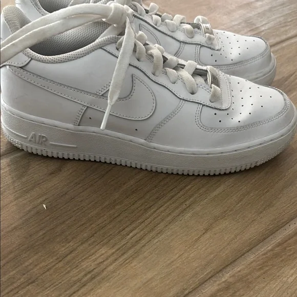 White nike air force ones!